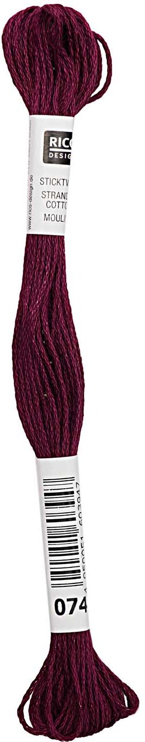 Rico Design Sticktwist 8m 074 Beerenrot