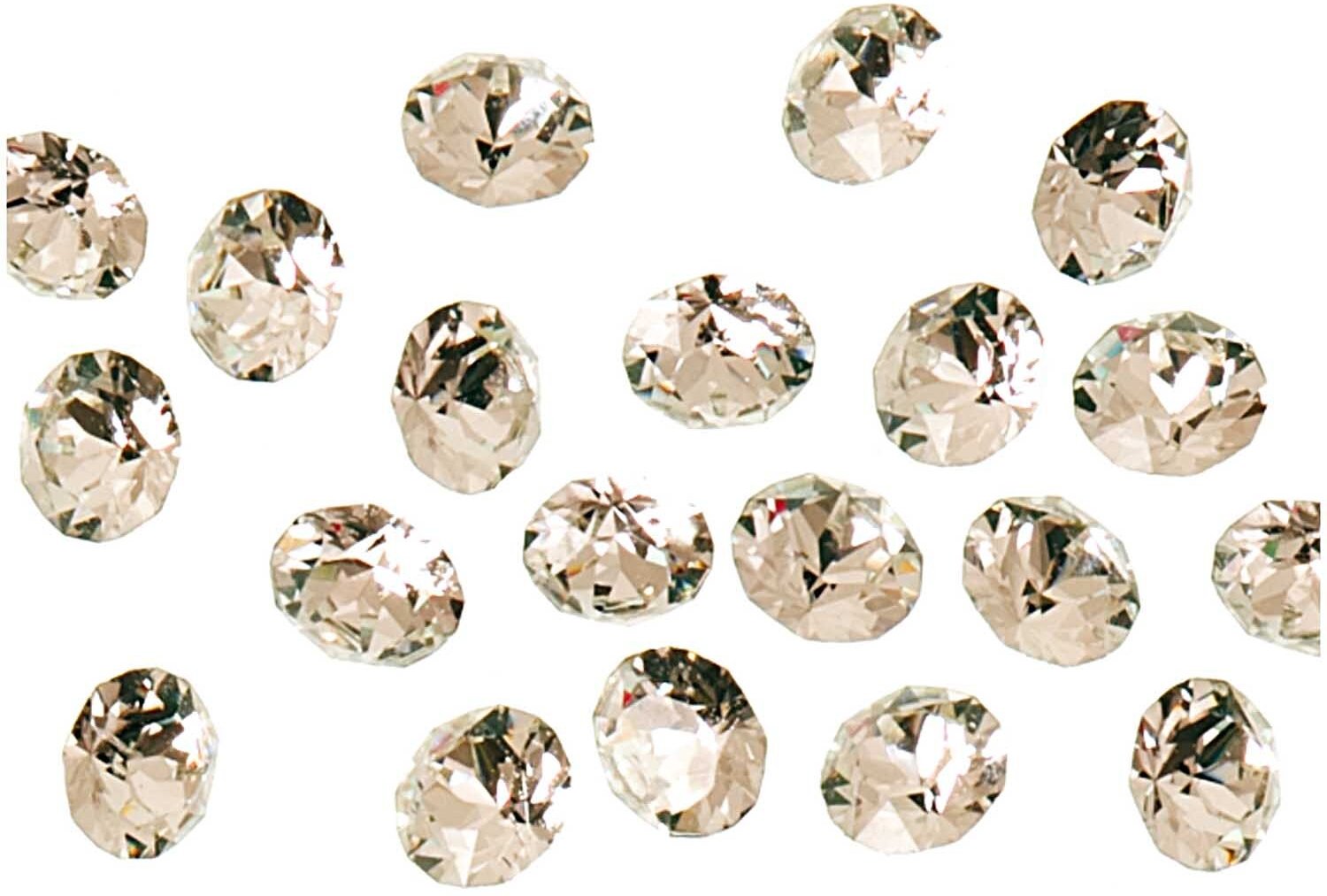 Rico Design Strass-Steine spitz crystal 2mm 20 Stück