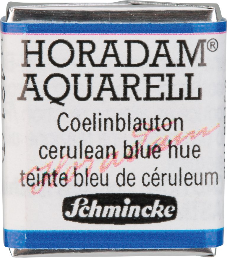 Schmincke HORADAM Aquarellfarbe 1/2 Näpfchen Coelinblauton