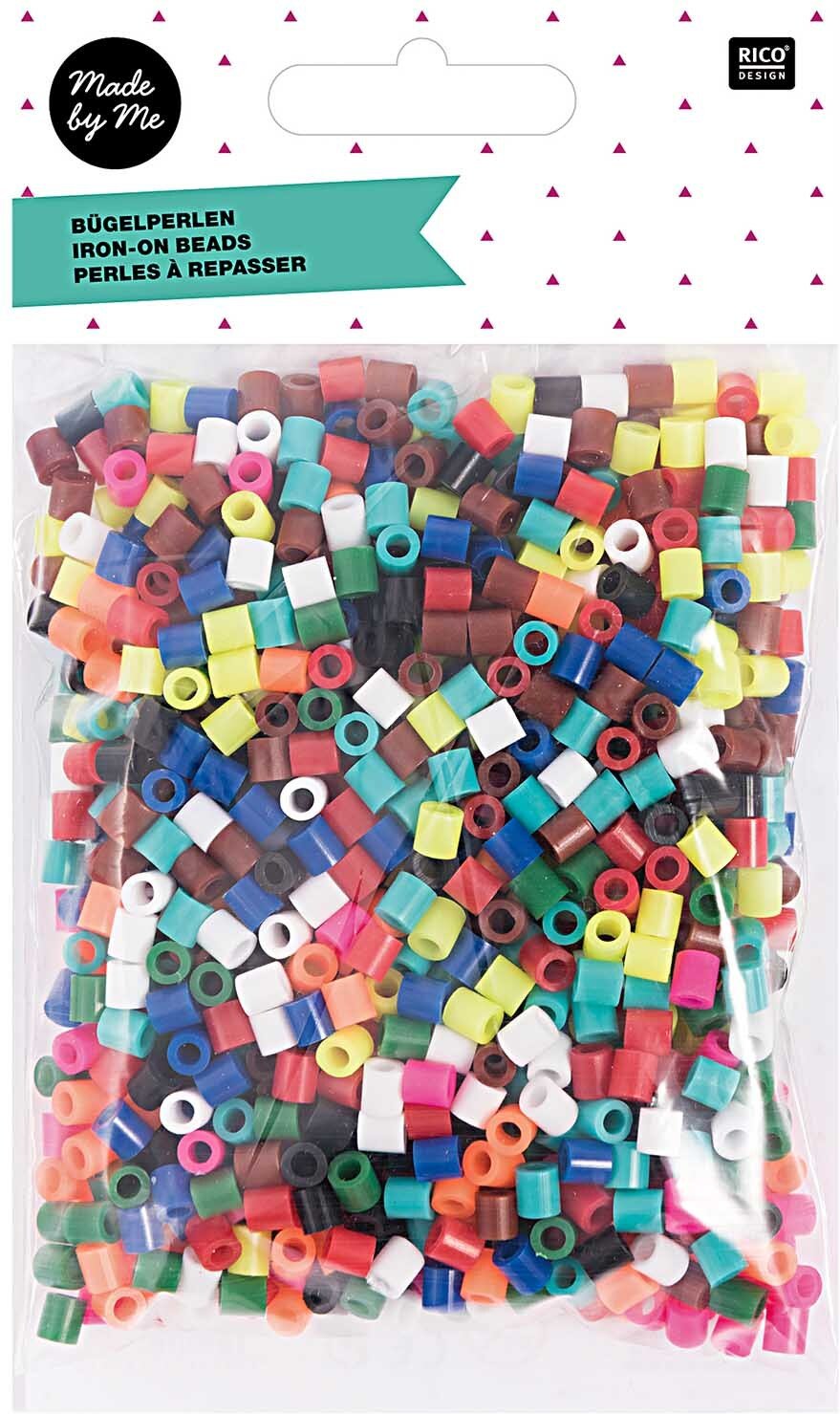 Rico Design Bügelperlen mehrfarbig 5mm ca. 1100 Stück