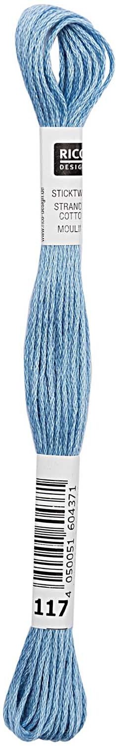 Rico Design Sticktwist 8m 117 Königsblau