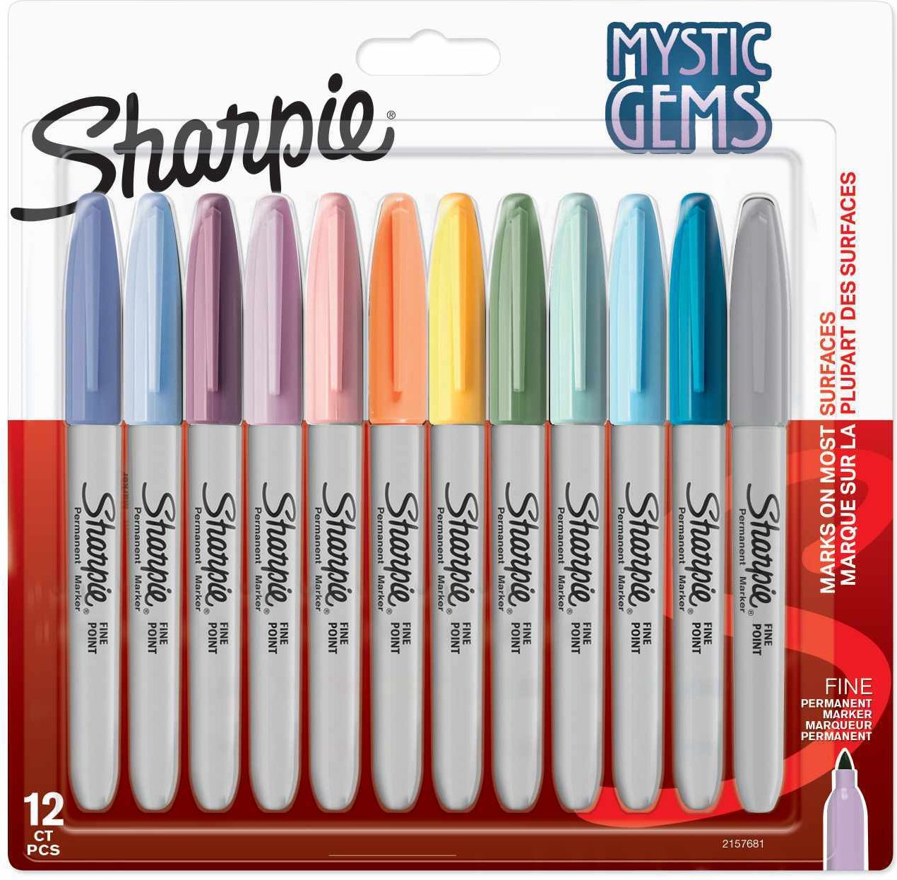 Permanentmarker Mystic Gems 12 Stück