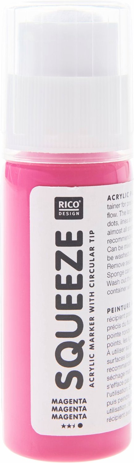 Rico Design Squeeze Acrylic Marker 60ml Magenta