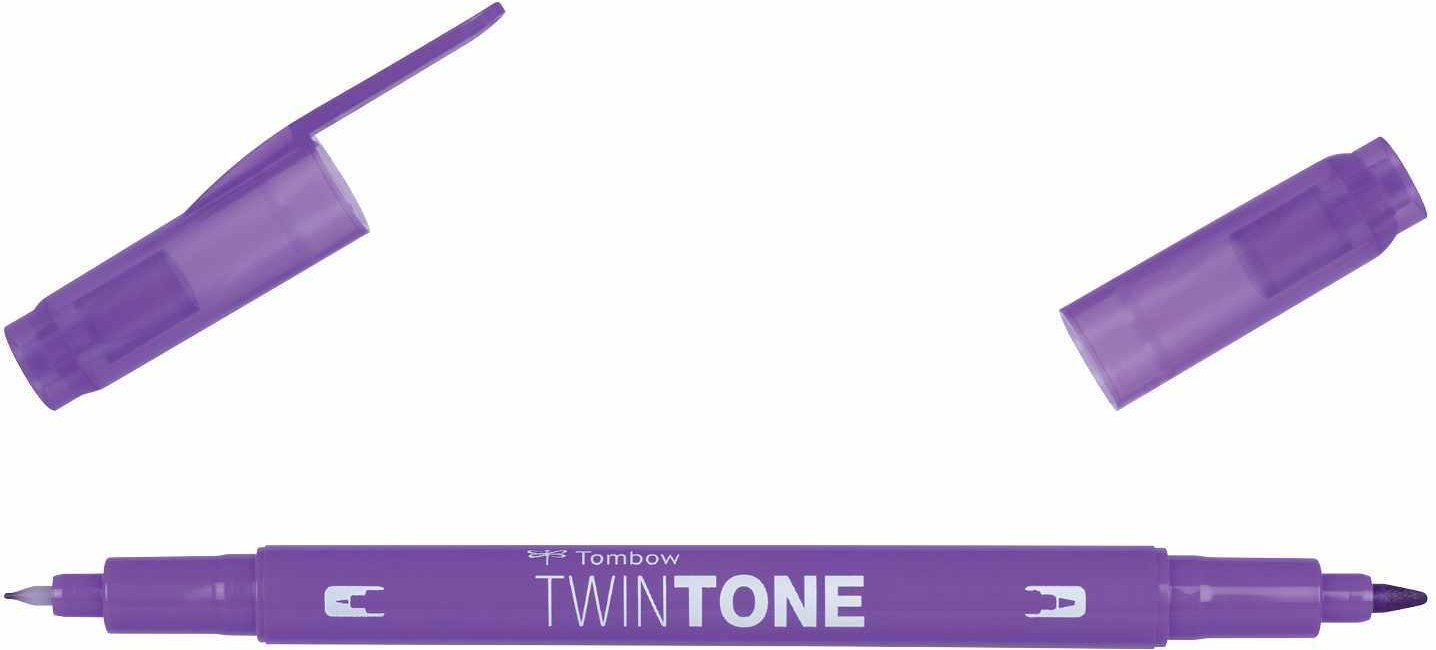 Tombow TwinTone Fasermaler Violet