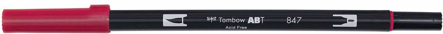 Tombow ABT Dual Brush Pen Crimson 847