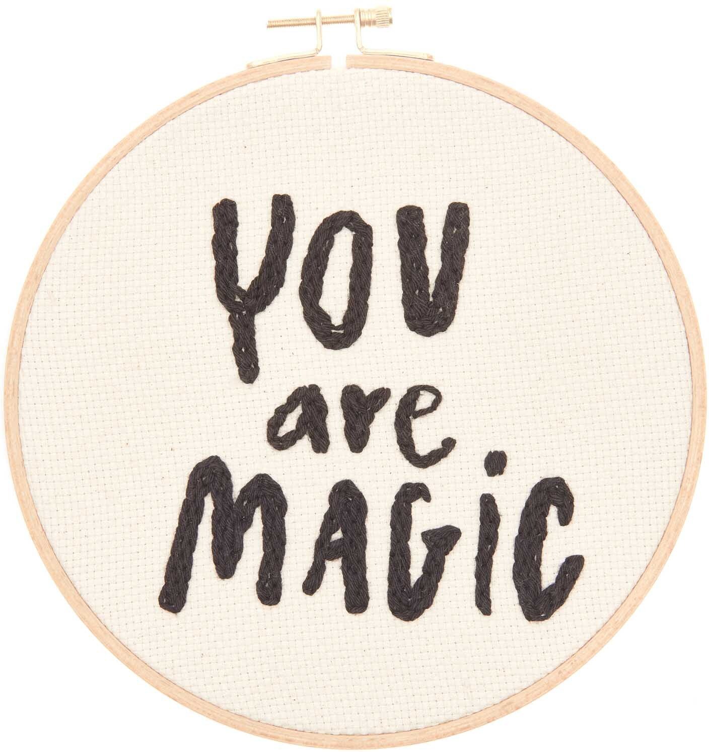 Punch Needle Packung Bild You AreMagic rund Ø21,5cm