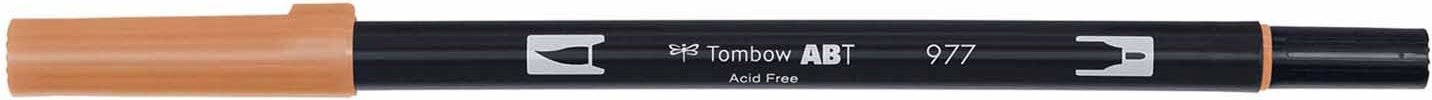 Tombow ABT Dual Brush Pen Saddle Brown 977