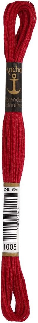 Anchor Coats Sticktwist 8m 01005 Burgund Mittel