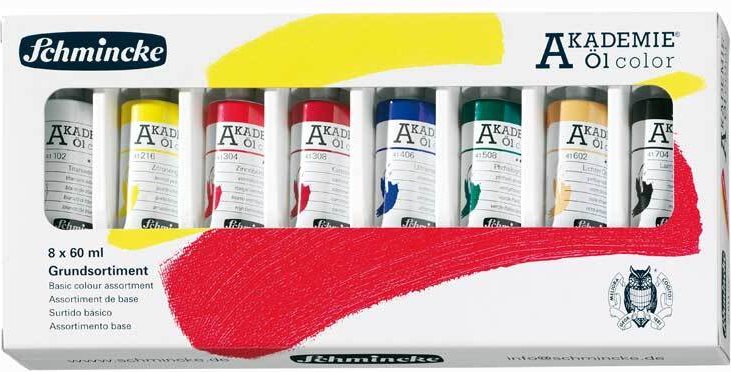 Schmincke Akademie Öl Color Set 8x60ml Mehrfarbig