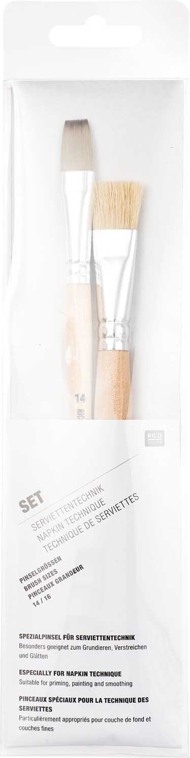 Thumbnail - Rico Design Serviettentechnik Pinselset