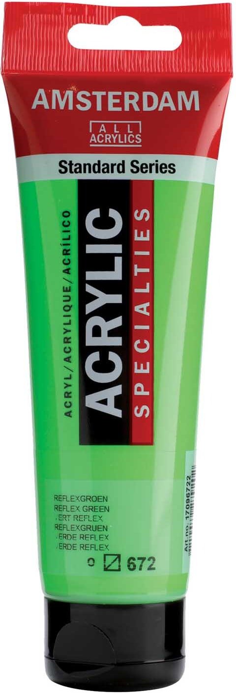 AMSTERDAM Acrylfarbe 120ml Reflexgrün