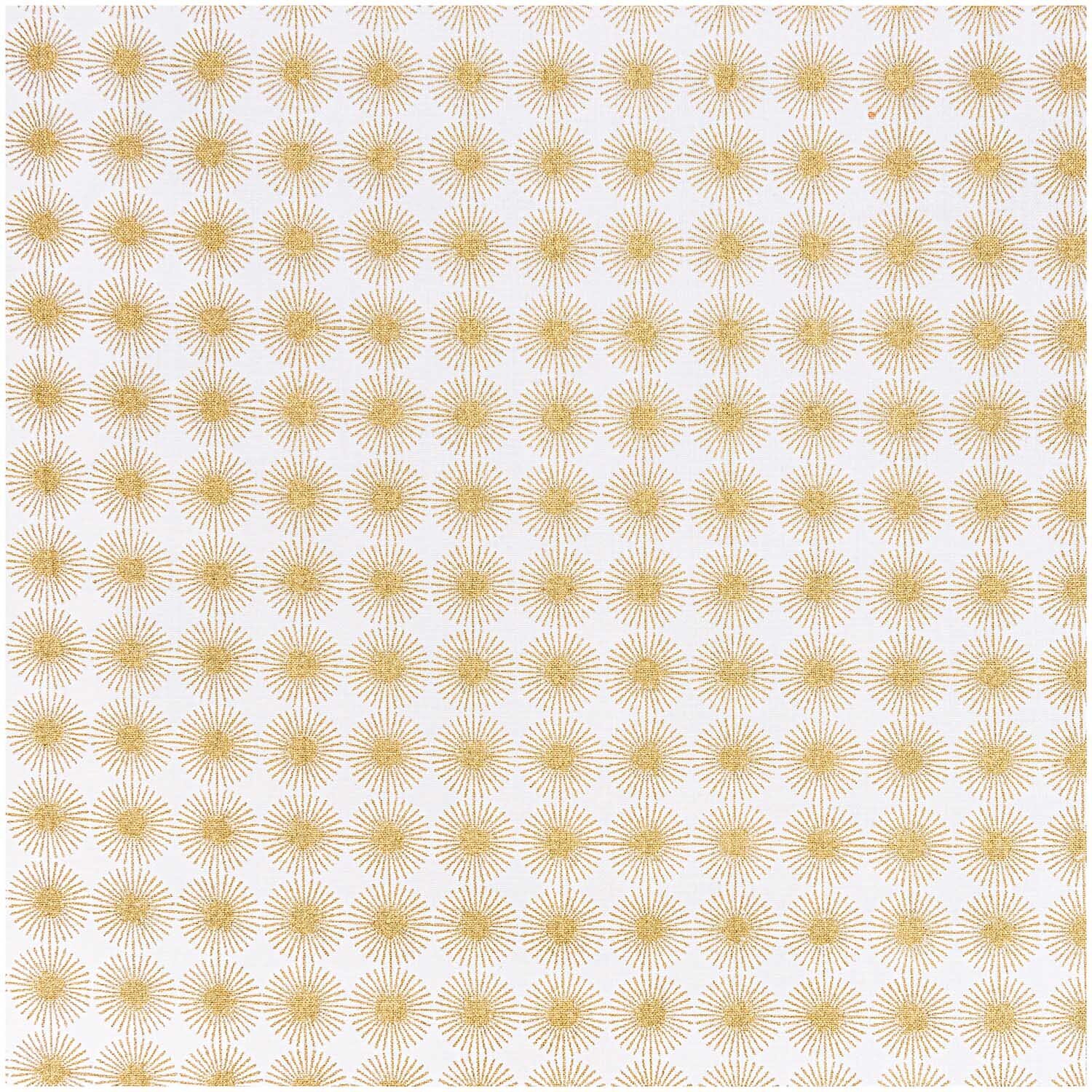 Rico Design Stoff Rosette gold 50x140cm