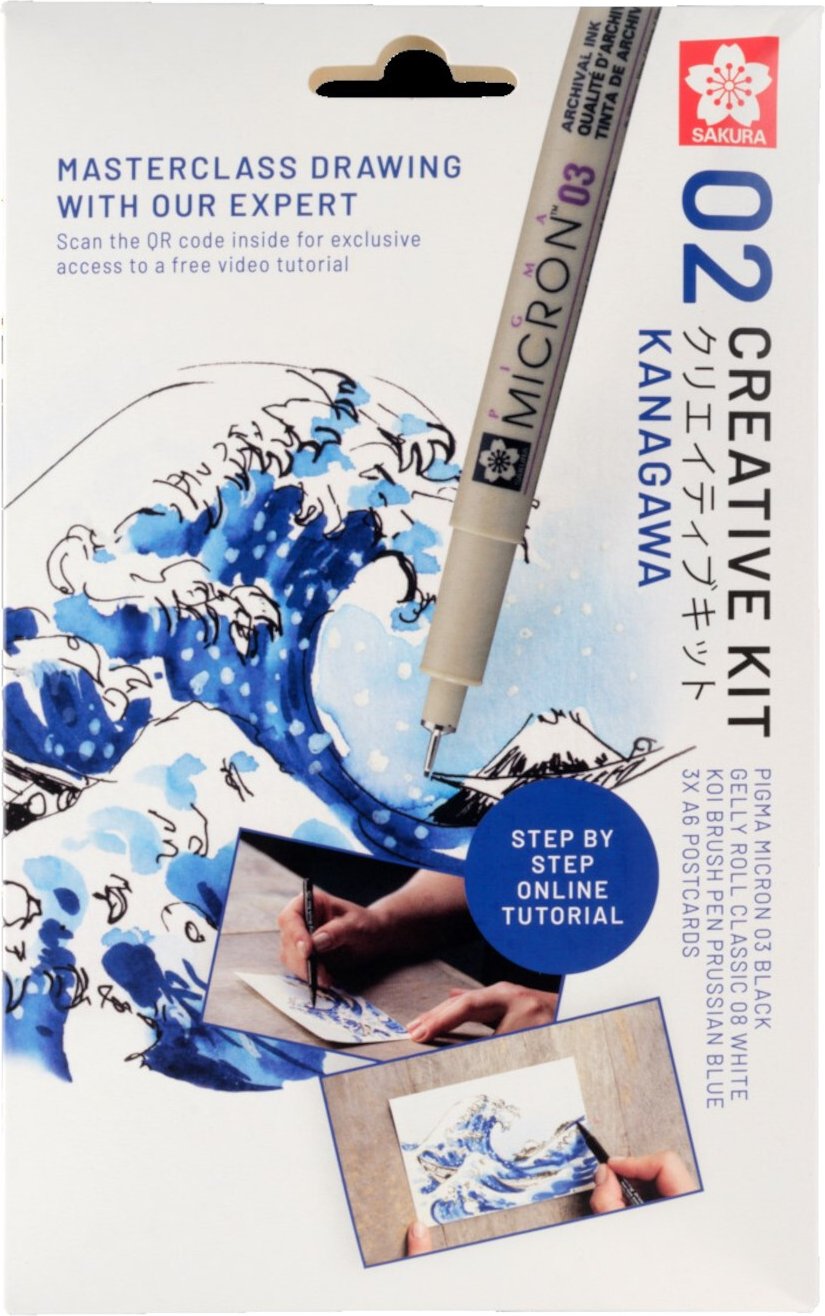 SAKURA Kreativ-Set Große Welle von Kanagawa