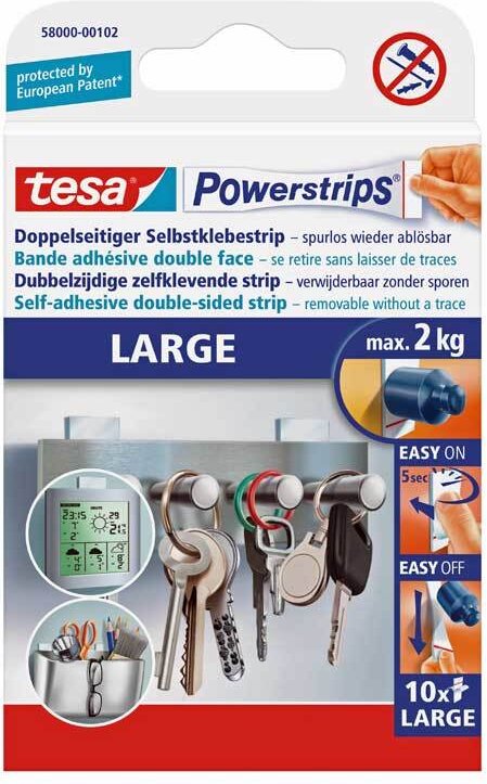 tesa Powerstrips large 10 Stück