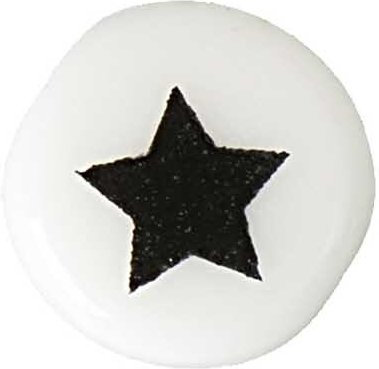 Rico Design Buchstabenperle Stern