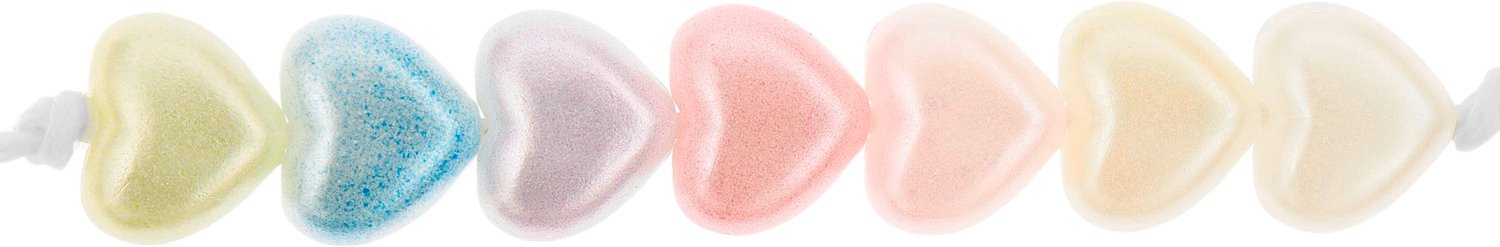 Rico Design itoshii Herz Perlen Rainbow Pearl Mix