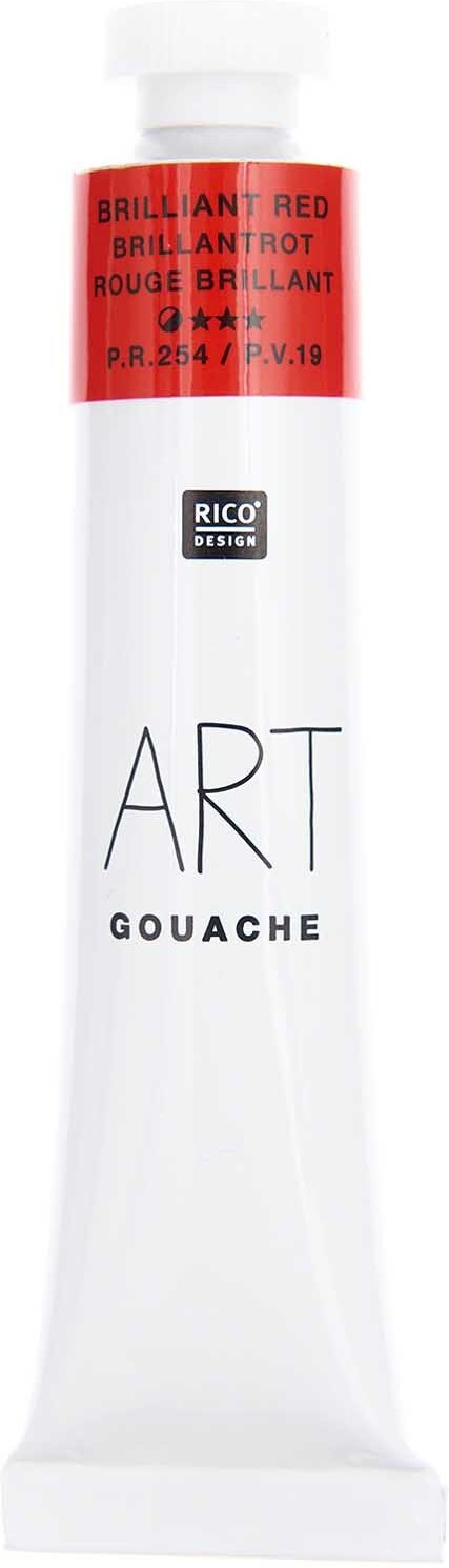 Rico Design ART Gouache 22ml Brilliantrot