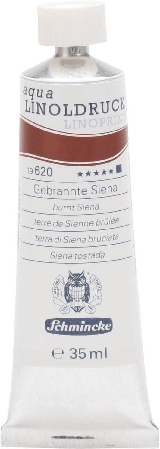Schmincke Linoldruckfarbe Gebranntes Siena