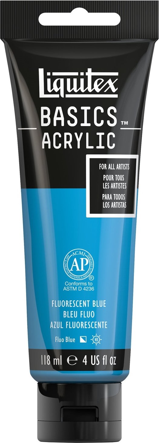 Liquitex Basics Acrylfarbe 118ml Blau Fluo