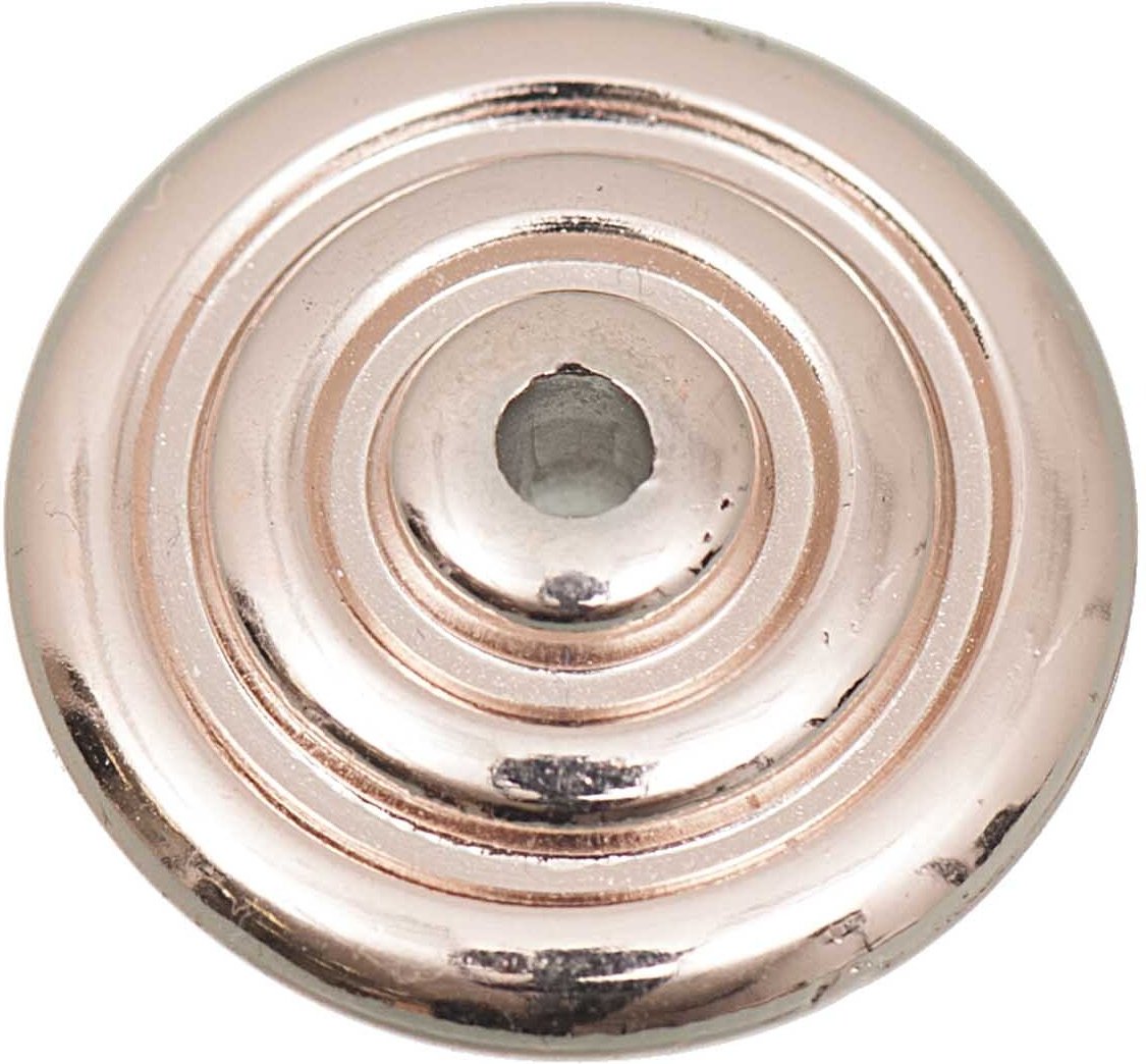 Rico Design Diskus mit Kreisen roségold 21mm 6 Stück