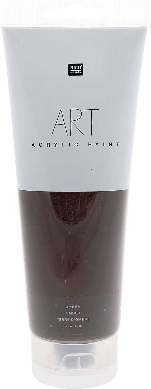 Rico Design ART Künstler Acrylfarbe 250ml Umbra