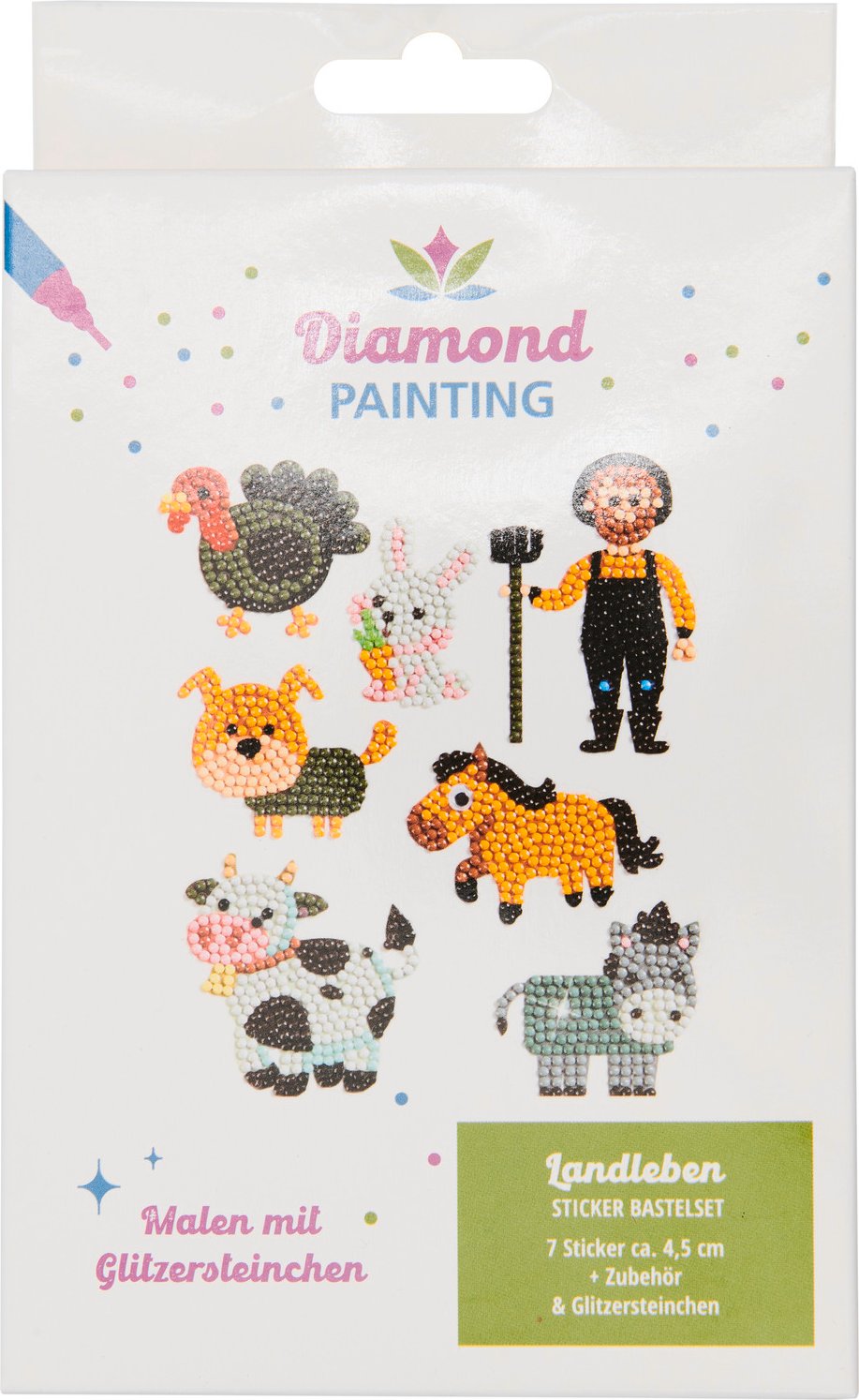 Diamond Painting Sticker Landleben