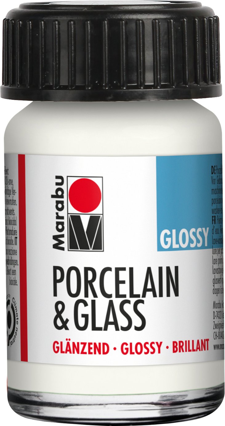 Marabu Porcelain & Glass glossy Weiß
