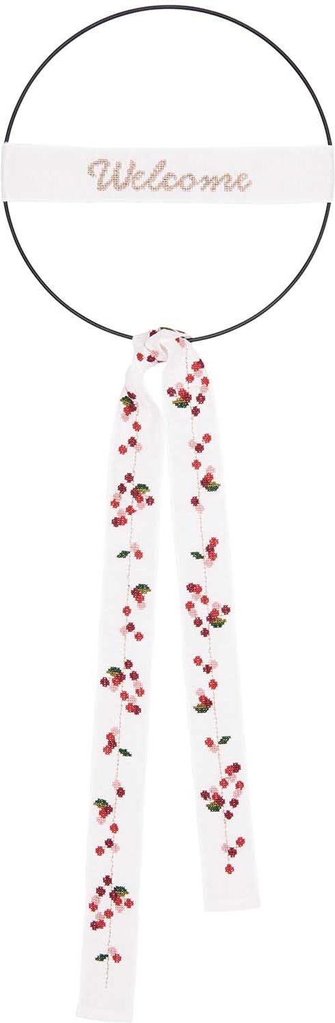 Rico Design Stickpackung Welcome für Metallring Ø 25cm