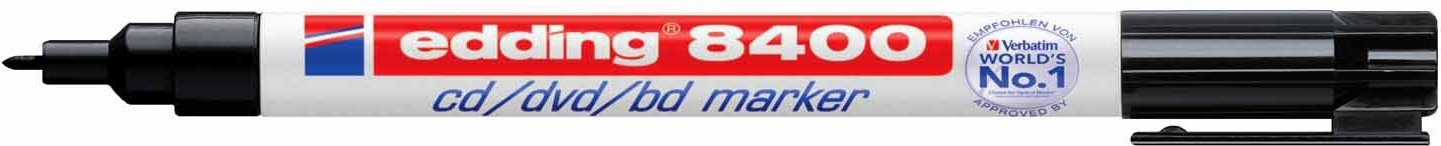 Thumbnail - edding 8400 cd/dvd/bd marker schwarz 0,5-1mm Schwarz