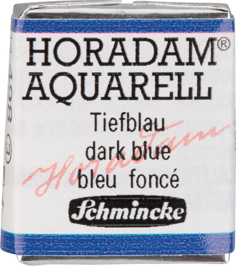 Schmincke HORADAM Aquarellfarbe 1/2 Näpfchen Tiefblau