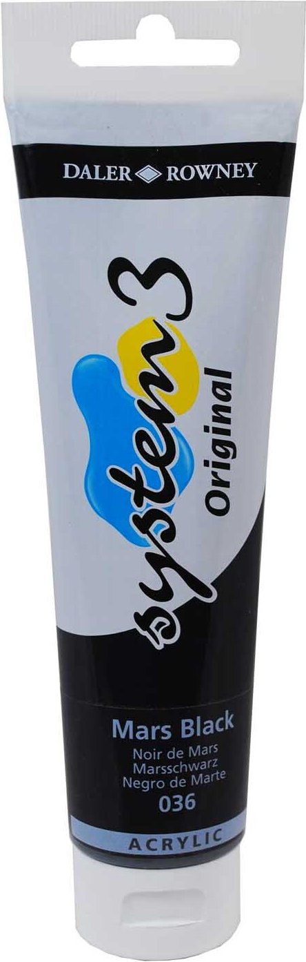 Daler-Rowney System 3 150ml Mars Black