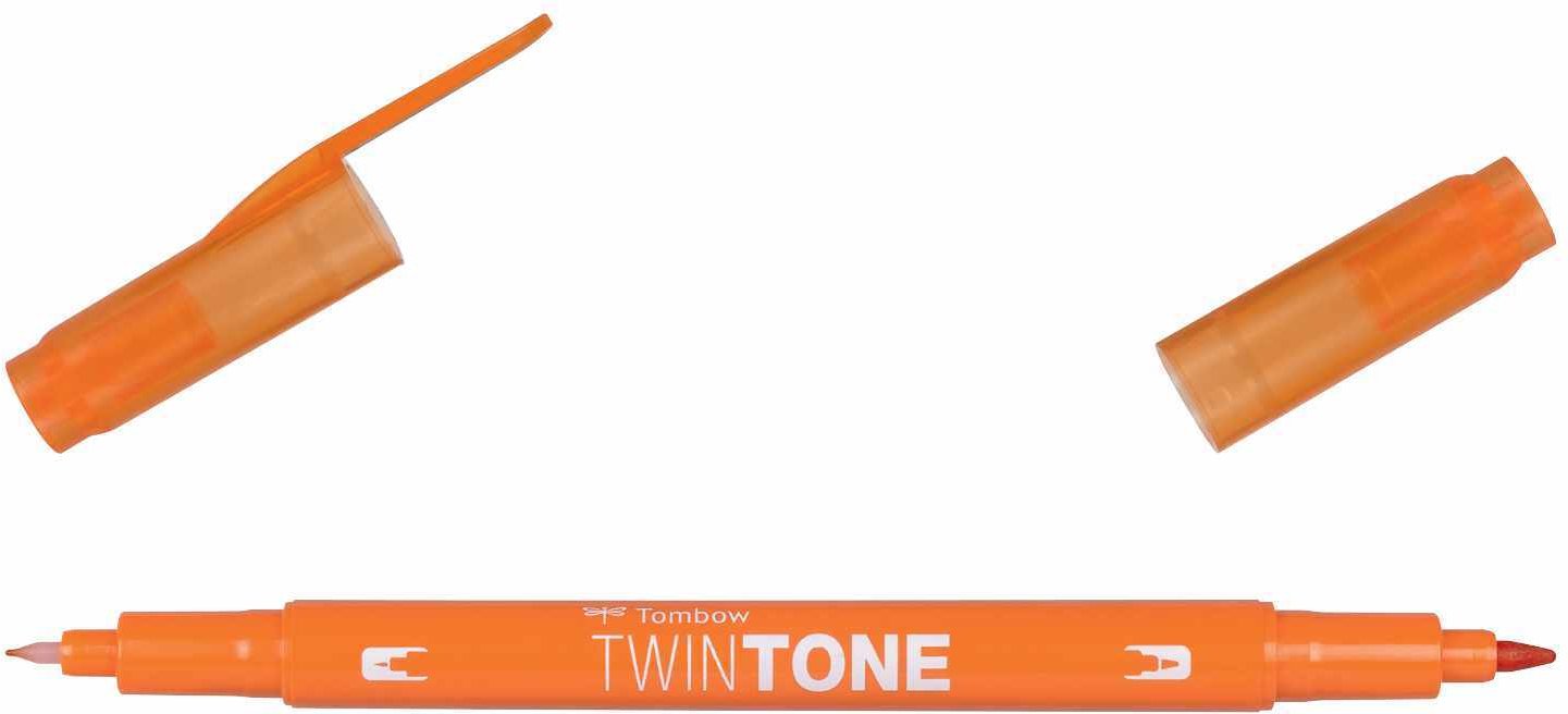 Tombow TwinTone Fasermaler Orange