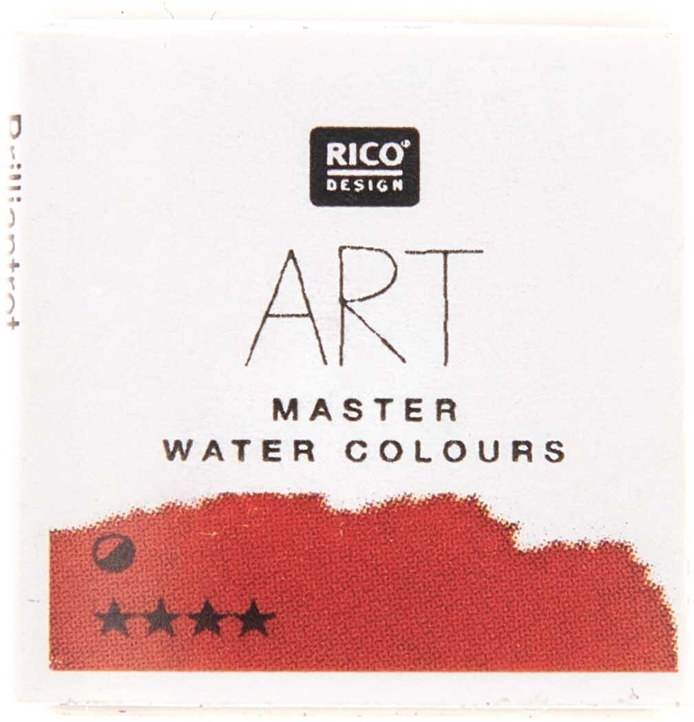 Rico Design ART Master Aquarellfarbe halbes Näpfchen Brilliantrot