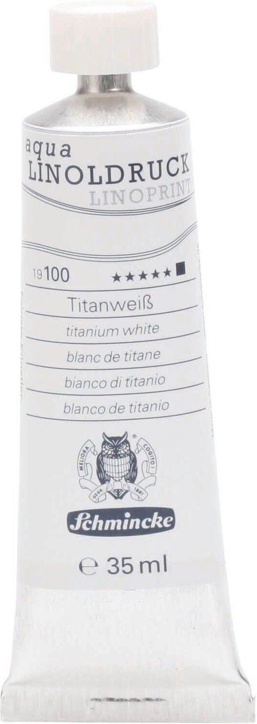 Schmincke Linoldruckfarbe Titanweiß
