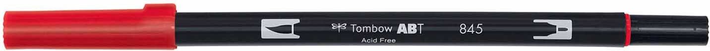 Tombow ABT Dual Brush Pen Carmine 845