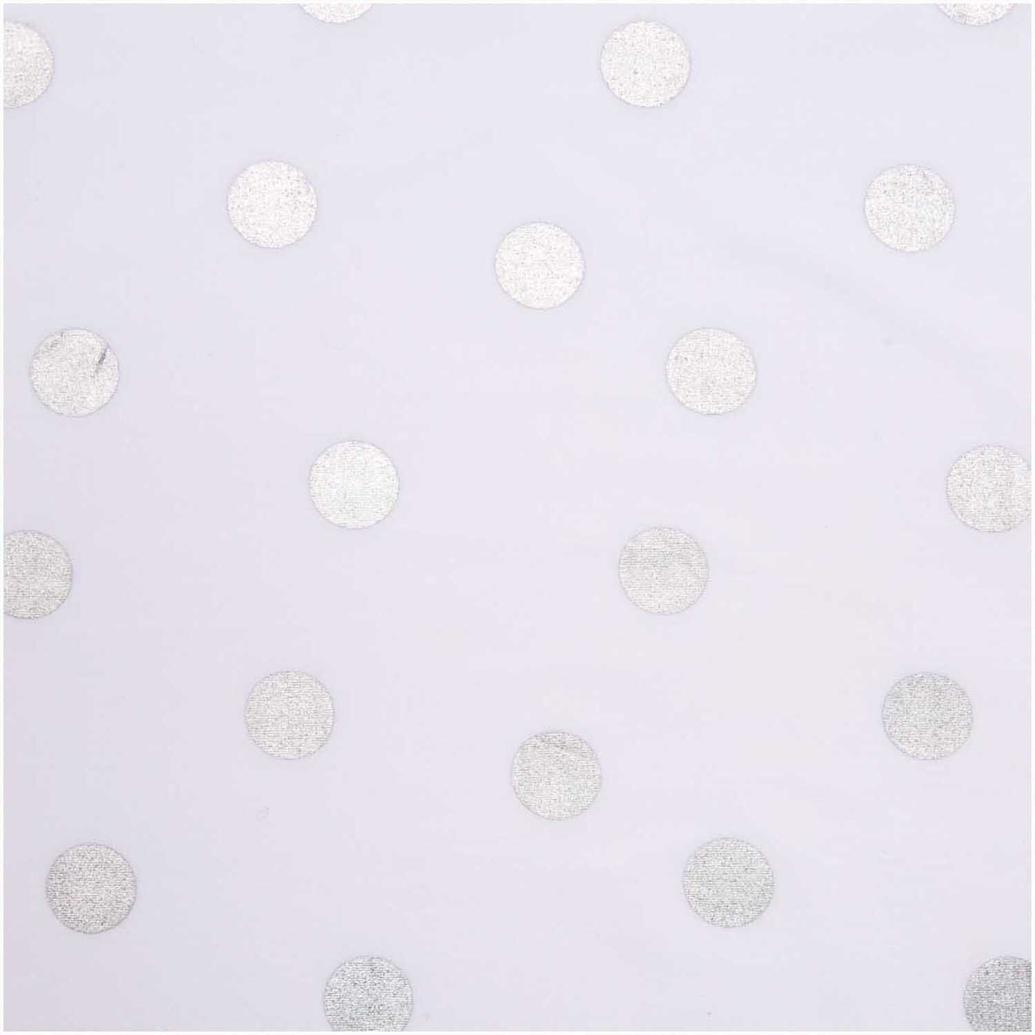 Rico Design Jerseystoff Punkte weiß 145cm