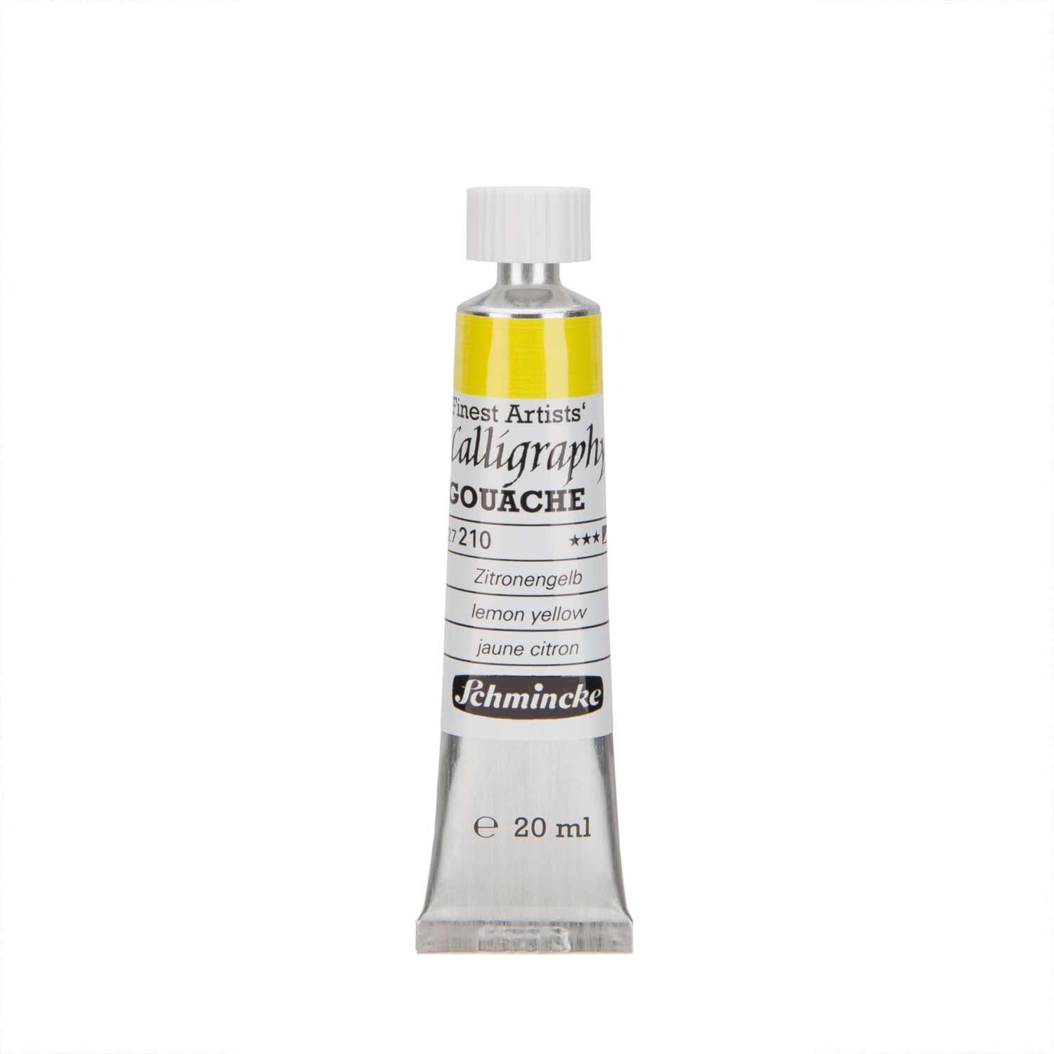 Schmincke Calligraphy Gouache 20ml Zitronengelb