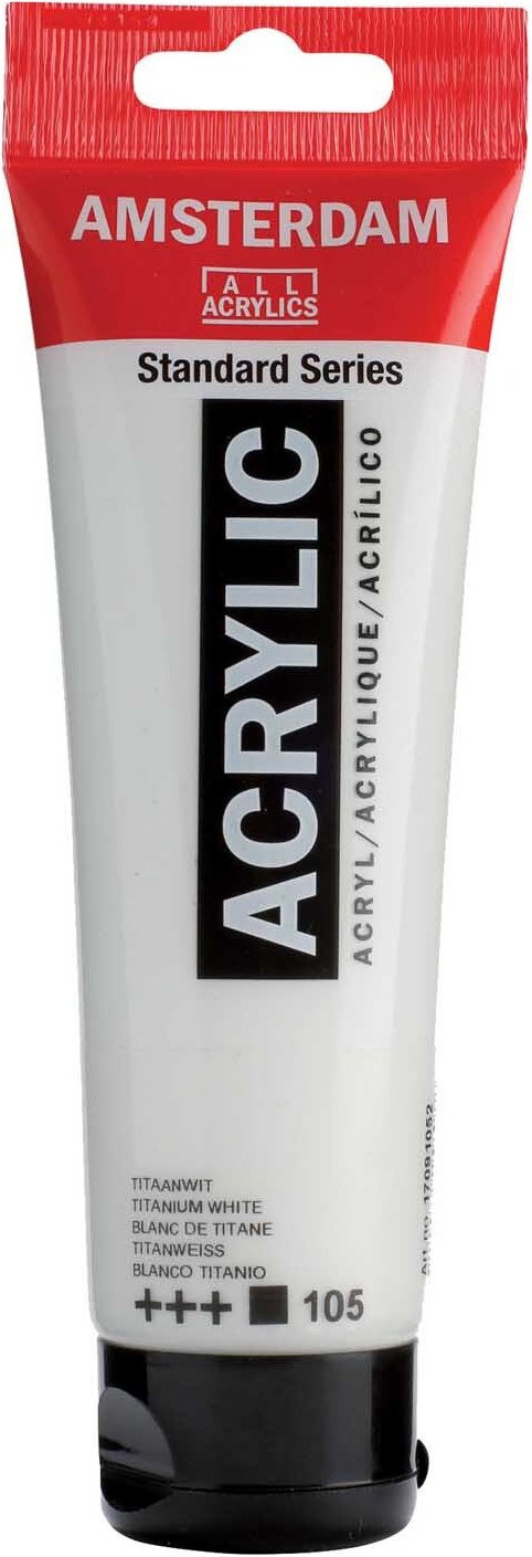 AMSTERDAM Acrylfarbe 120ml Titanweiß