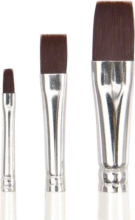 Rico Design Pinsel Art School Schule & Hobby Synthetic flach fest 6