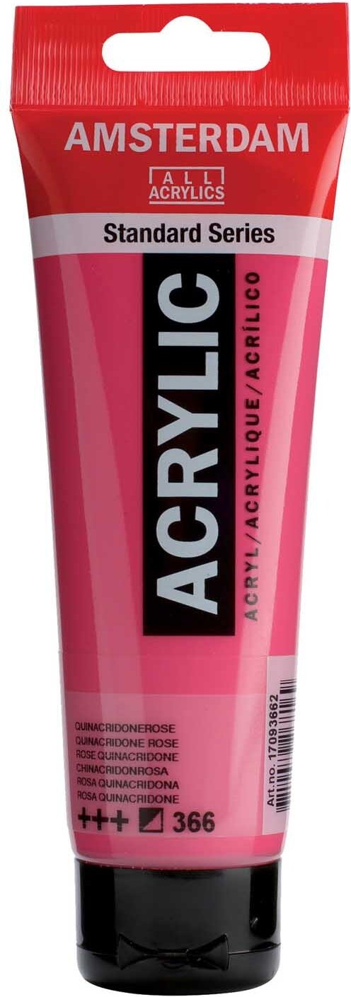 AMSTERDAM Acrylfarbe 120ml Chinacridonrosa