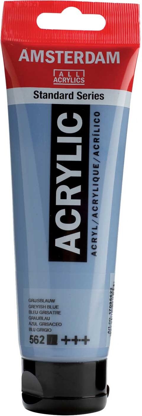 AMSTERDAM Acrylfarbe 120ml Graublau