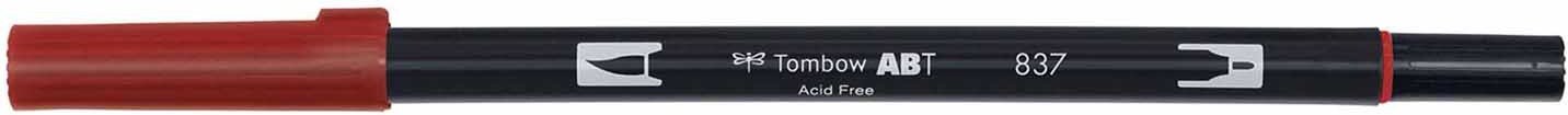 Tombow ABT Dual Brush Pen Wine Red 837
