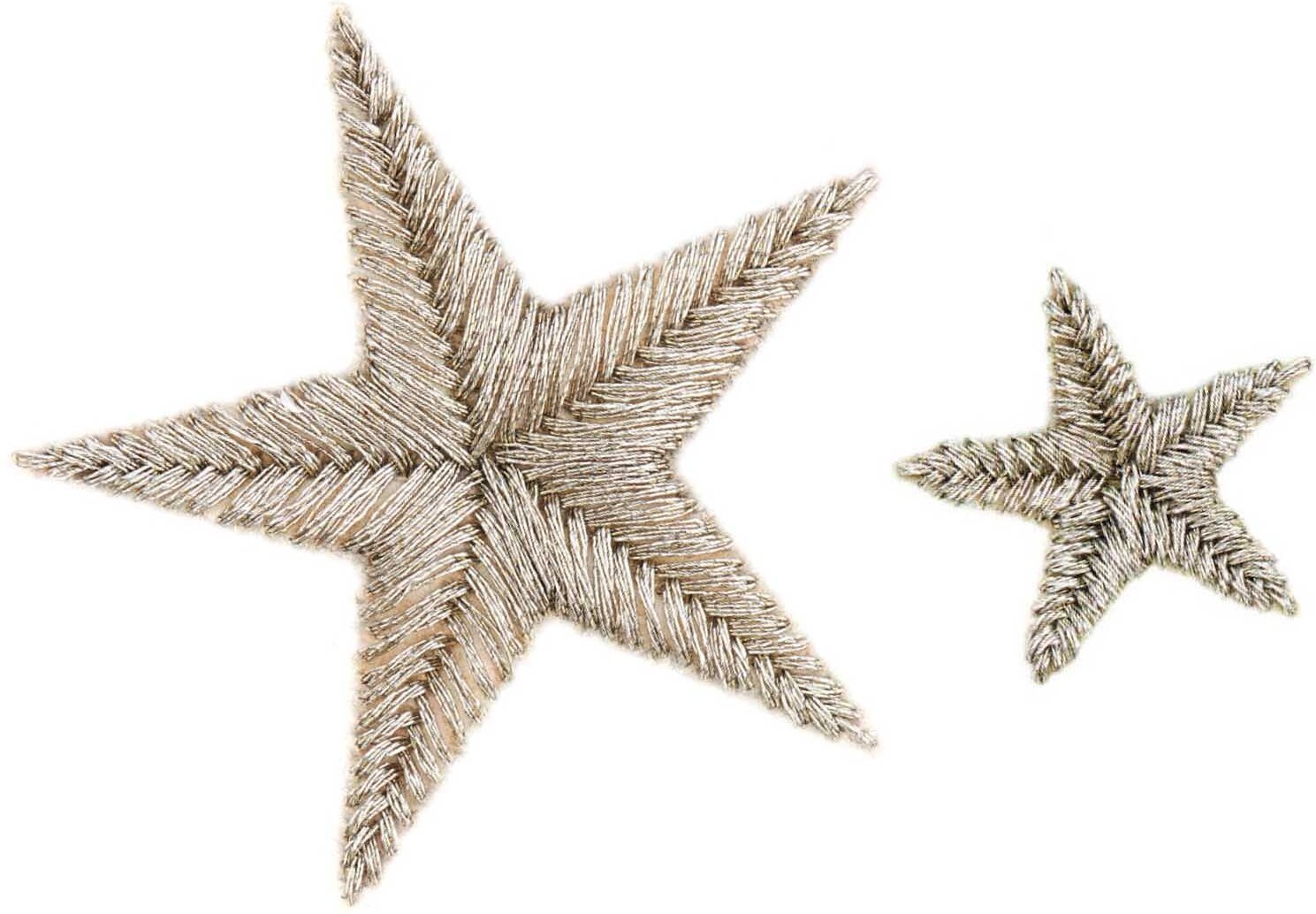 Rico Design Stick and Stitch Stickpackung Sterne vorgezeichnet