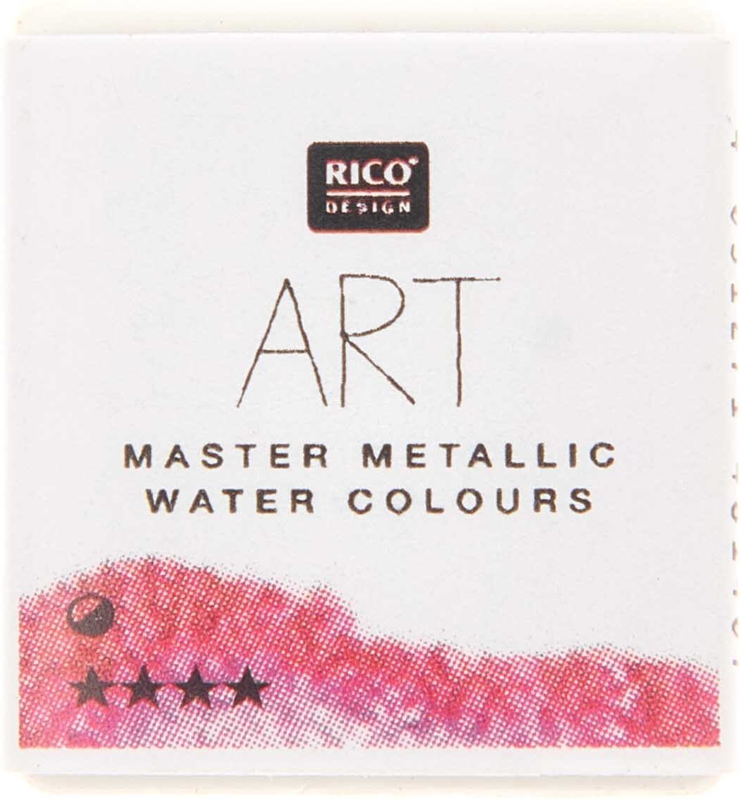 Rico Design ART Master Metallic Aquarellfarbe halbes Näpfchen Pink
