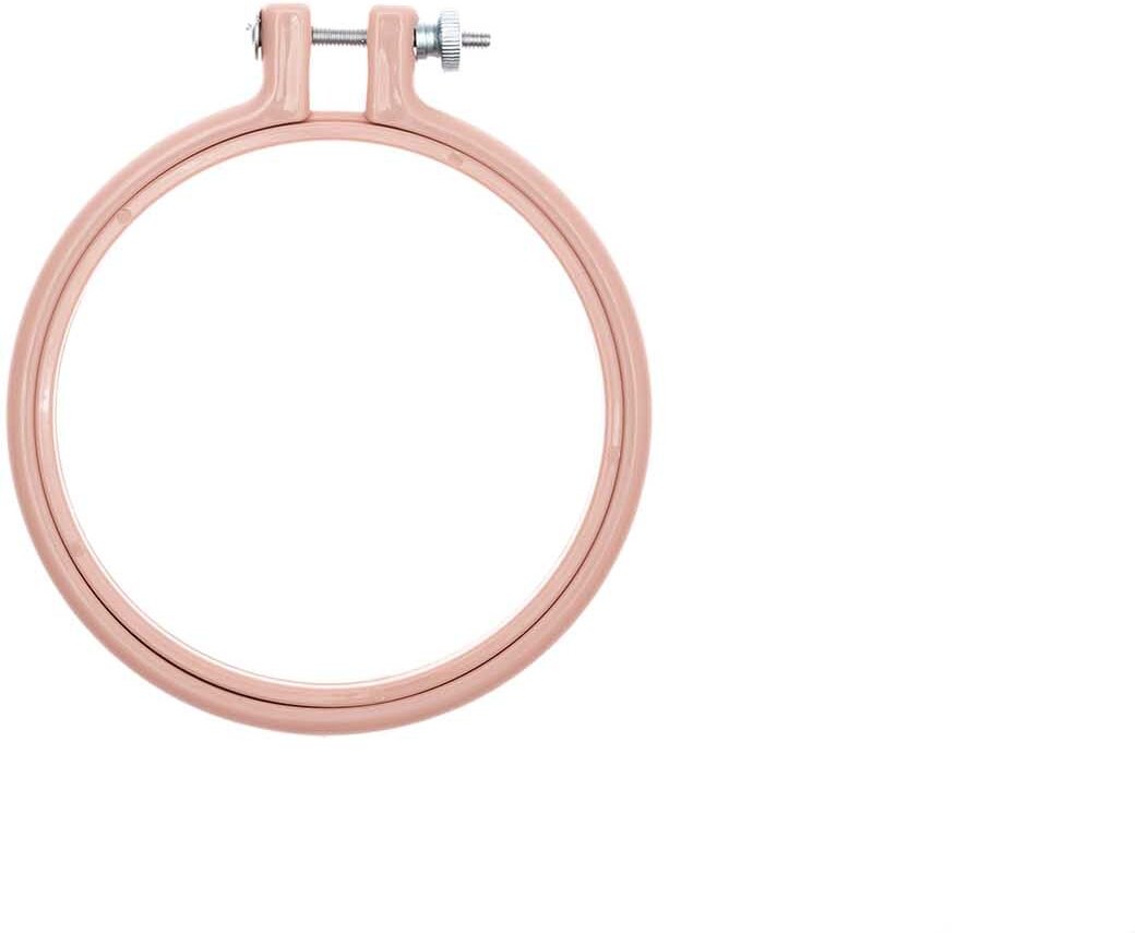 Rico Design Stickring aus Kunststoff rosa 10,1cm