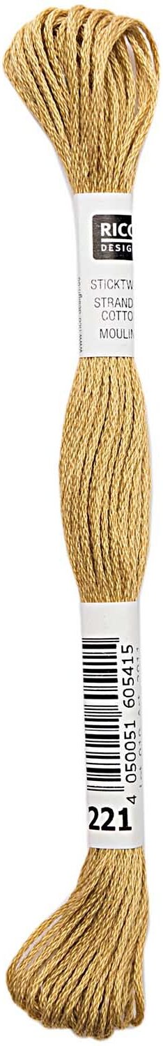 Rico Design Sticktwist 8m 221 Heugrün