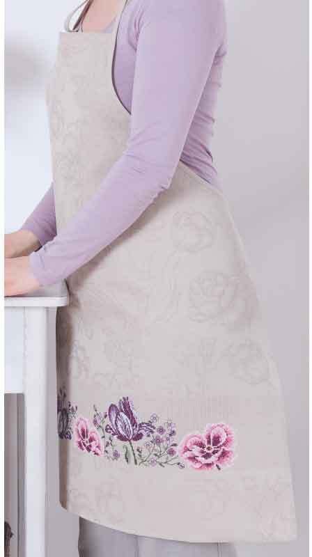 Schürze natur 70x80cm