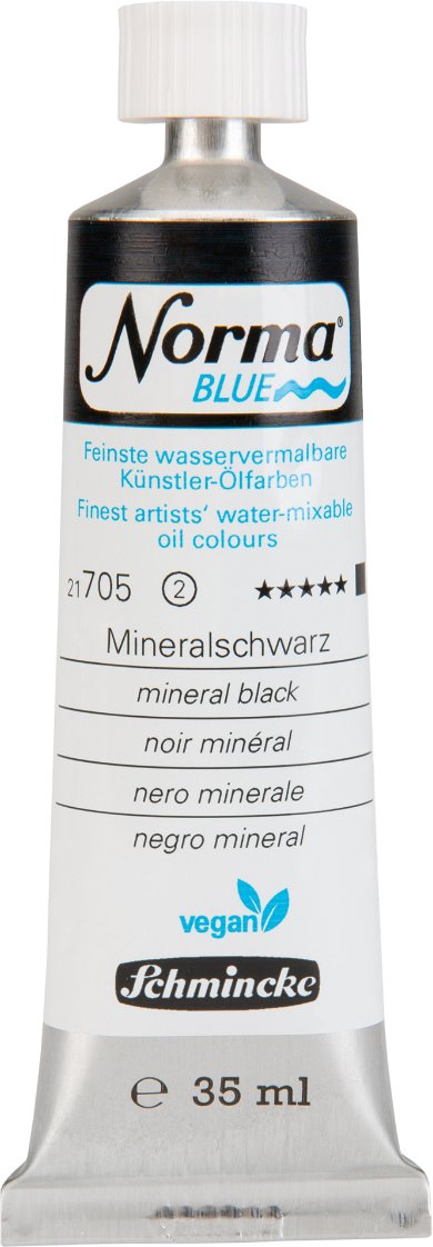Schmincke Norma BLUE Künstler-Ölfarbe Mineralschwarz
