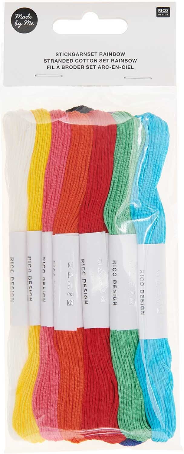 Rico Design Stickgarn Set Rainbow