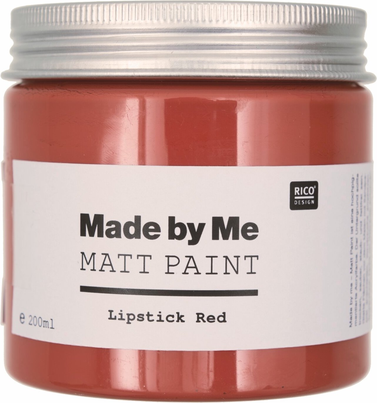 Rico Design Matt Paint 200ml Lipstick Red